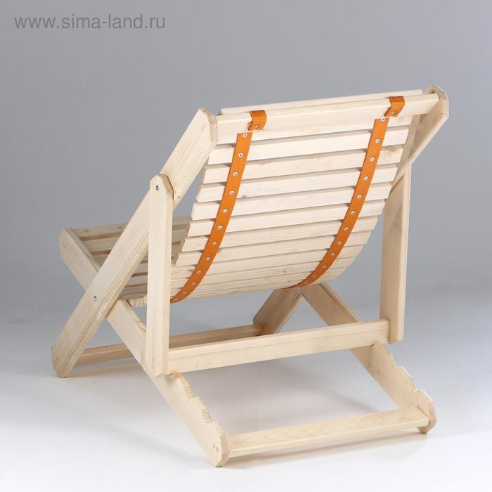 Шезлонг гибкий, усиленный, лакированный, хвоя, 100×65×78см Шезлонг гибкий, усиленный, лакированный, хвоя, 100×65×78см