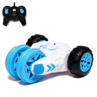 Машина радиоуправляемая &laquo;Перевертыш - Трансформер&raquo;, работает от аккумулятора, цвет синий