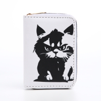 Кошелёк детский на молнии «Выбражулька», цвет белый/чёрный Кошелёк детский на молнии «Выбражулька», цвет белый/чёрный