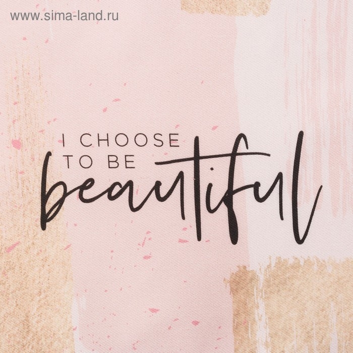 Полотенце "Этель" Hello beautiful  40х73 см, 100% хлопок, саржа 190 г/м2