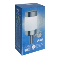 Садовый светильник Uniel Sydney на солнечной батарее, 7.5 &times; 22 &times; 11 см, свечение белое