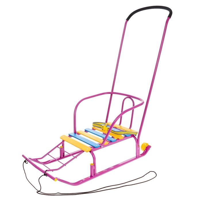 Санки &laquo;Тимка 5 комфорт&raquo;, цвет сиреневый