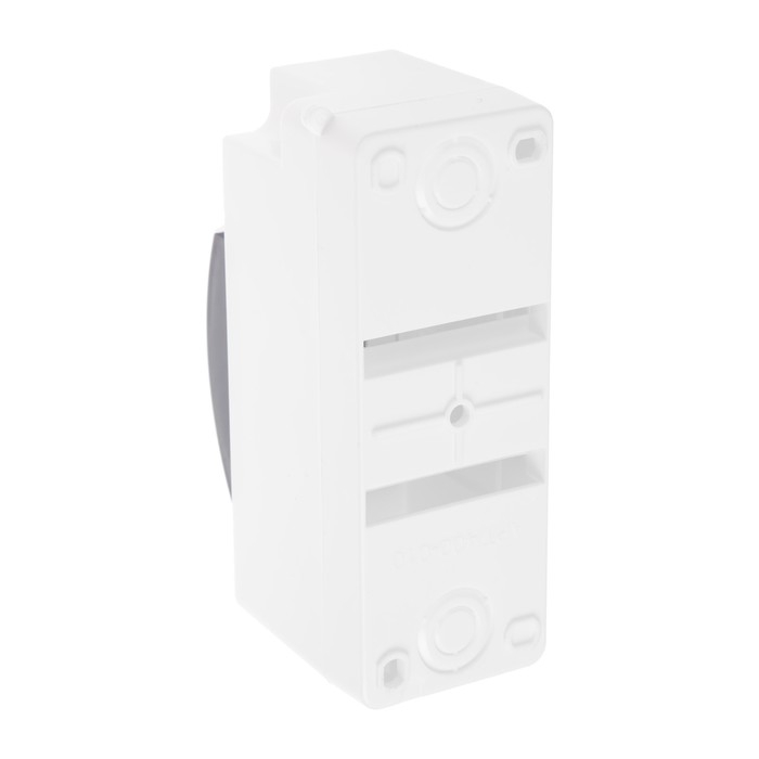 Щит Luazon Lighting ЩРН-П-2, на 2 модуля, IP30, с крышкой, навесной, пластик, цвет белый Щит Luazon Lighting ЩРН-П-2, на 2 модуля, IP30, с крышкой, навесной, пластик, цвет белый