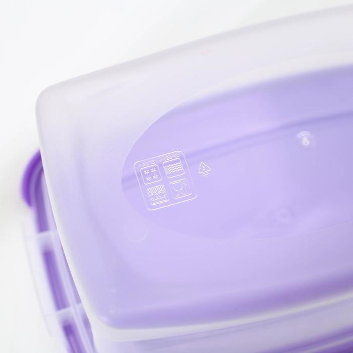 Контейнер для продуктов &laquo;Каскад&raquo;, 1 л, прозрачный, крышка микс