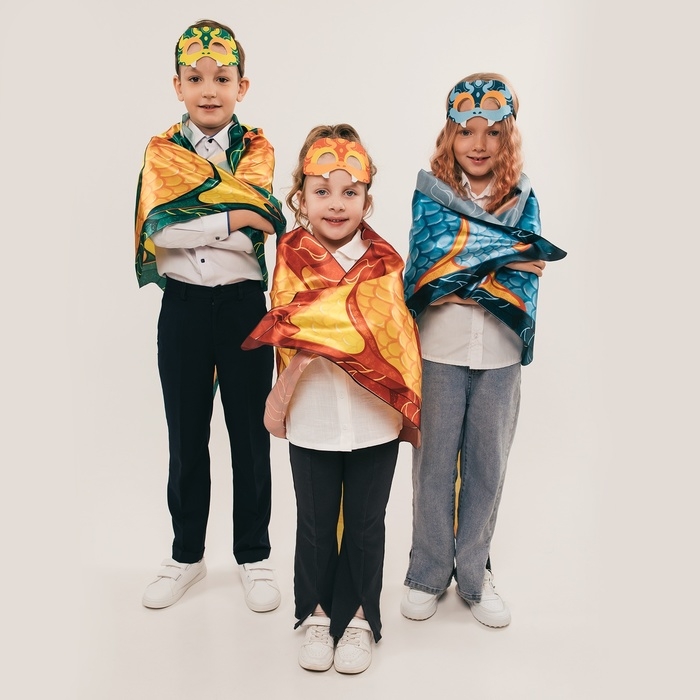 Карнавальная маска &laquo;Прикольная змейка&raquo;, цвет зелёный