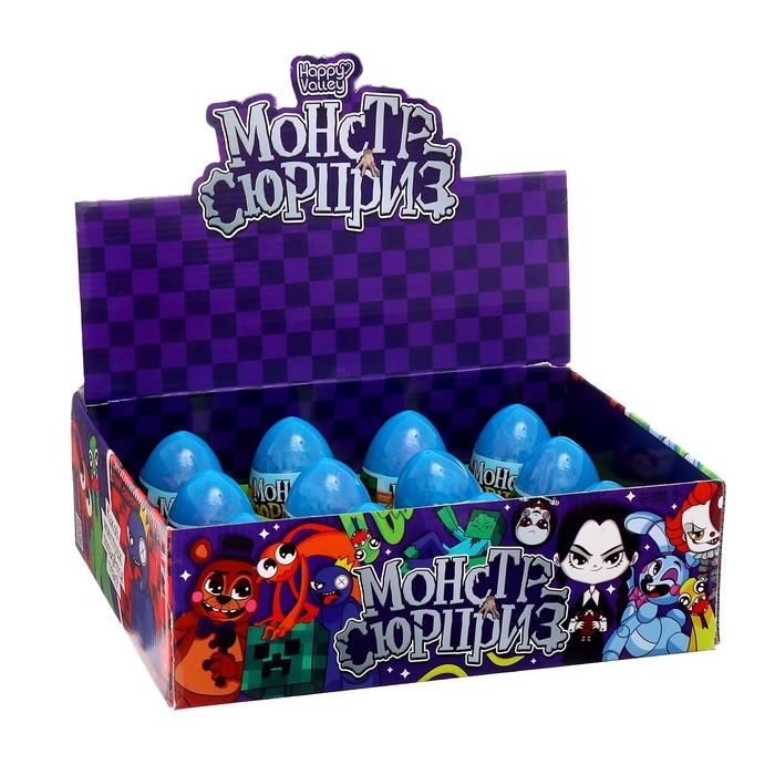 Игрушка-сюрприз &laquo;Монстр&raquo; в яйце, с наклейками