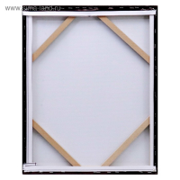 Картина на холсте "Правила дома" на черном 40х50 см