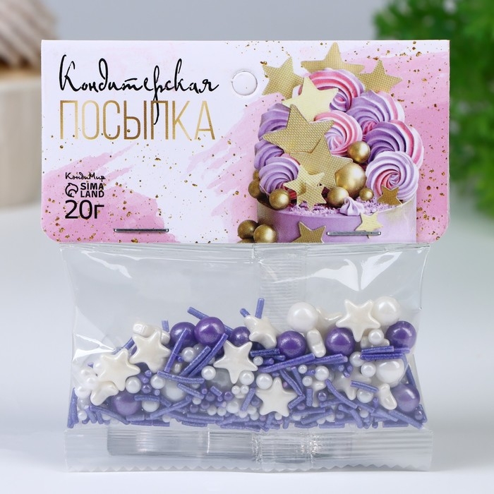 Кондитерская посыпка &laquo;Черника на снегу&raquo;, 20 г