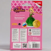 Выращивание кристаллов. Царевны &laquo;Царевна Василиса&raquo;, зелёный кристалл