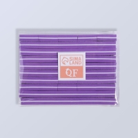 Бафы наждачные для ногтей, набор 50 шт, двухсторонние, 3,5 × 2,5 см, цвет фиолетовый Бафы наждачные для ногтей, набор 50 шт, двухсторонние, 3,5 × 2,5 см, цвет фиолетовый