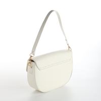 Сумка женская на клапане, TEXTURA, маленький размер, цвет белый Сумка женская на клапане, TEXTURA, маленький размер, цвет белый