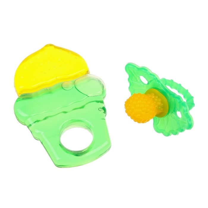 Набор прорезывателей силиконовых «Малышам», 2 шт., Крошка Я Набор прорезывателей силиконовых «Малышам», 2 шт., Крошка Я