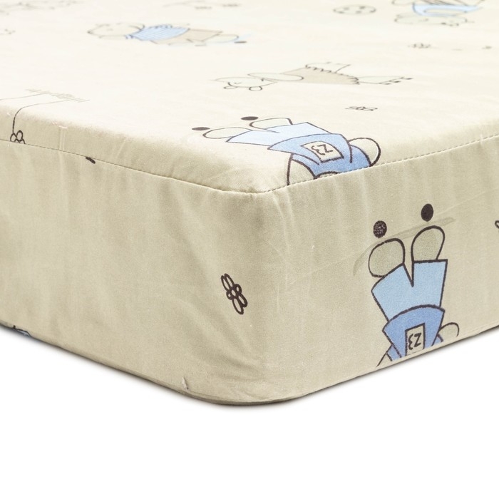 Матрас беспружинный Лисенок, цвет МИКС 60х120х10 форплит, поликоттон