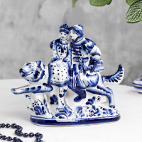 Сувенир "Иван Царевич на сером Волке" 25х10х20,5 см, гжель Сувенир "Иван Царевич на сером Волке" 25х10х20,5 см, гжель