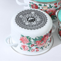 Набор кастрюль «Армель», 3 предмета: 2 л, 3 л, 4 л, эмалированные крышки, индукция Набор кастрюль «Армель», 3 предмета: 2 л, 3 л, 4 л, эмалированные крышки, индукция