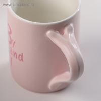 Набор керамический чайный на подставке &laquo;Бант&raquo;, 5 предметов: чайник 900 мл, 4 кружки 200 мл