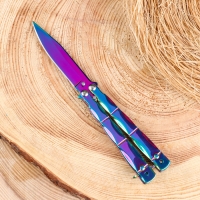 Нож-бабочка "Градиент" 17см, клинок 74мм/2мм Нож-бабочка "Градиент" 17см, клинок 74мм/2мм