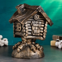 Копилка "Избушка" 21х21х32см, бронза Копилка "Избушка" 21х21х32см, бронза