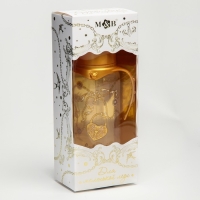 Бутылочка для кормления «Little lady», классическое горло, с ручками, 250 мл., от 3 мес., Золотая коллекция Бутылочка для кормления «Little lady», классическое горло, с ручками, 250 мл., от 3 мес., Золотая коллекция