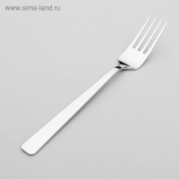 Вилка столовая &laquo;Аметист&raquo;, длина 19,8 см, толщина 2.5 мм, цвет серебряный