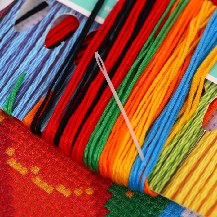 Вышивка крестиком для детей &laquo;Попугай&raquo;, набор для творчества, 14 х 10 см