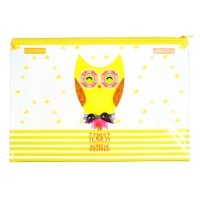 Папка на молнии "Мордашки" А4, МИКС Папка на молнии "Мордашки" А4, МИКС