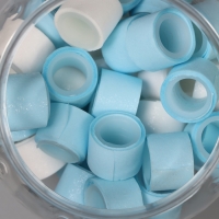 Клейкая лента пластик в банке "Белый и голубой" н-р 40 шт 1,2 см, дл. 0,9 м 7х7х9 см Клейкая лента пластик в банке "Белый и голубой" н-р 40 шт 1,2 см, дл. 0,9 м 7х7х9 см