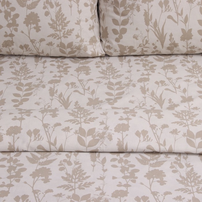 Постельное бельё Этель евро Nature's imprint, 200х217см, 220х240см, 50х70см-2 шт, поплин, 125 г/м2