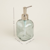 Дозатор для мыла SL Home, стекло, 8&times;8&times;18 см