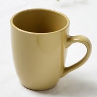 Кружка керамическая &laquo;Стиль&raquo;, 450 мл, цвет бежевый