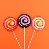 Карамель леденцовая "Завиток" на палочке Манго, Бабл Гам и Тутти-Фрути, 30 г