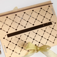 Семейный банк "Дом с птицами", 22,5х21х23,5 см, золото Семейный банк "Дом с птицами", 22,5х21х23,5 см, золото