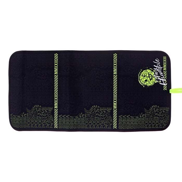 Пенал мягкий скрутка , 220х460 мм , Calligrata, вышывка Пенал мягкий скрутка , 220х460 мм , Calligrata, вышывка "Позитив", на шнуровке, на 37 предметов