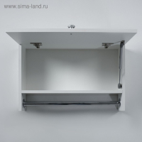 Шкаф подвесной для ванной со штангой для полотенец, с дверцами, белый, 60 х 17,4 х 40 см Шкаф подвесной для ванной со штангой для полотенец, с дверцами, белый, 60 х 17,4 х 40 см