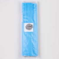 Трубочка для шаров и флагштоков, d=5 мм, цвет голубой, набор 100 шт. Трубочка для шаров и флагштоков, d=5 мм, цвет голубой, набор 100 шт.