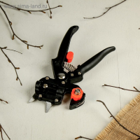 Секатор прививочный, 10.6" (27 см), с пластиковыми ручками, Greengo Секатор прививочный, 10.6" (27 см), с пластиковыми ручками, Greengo