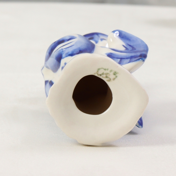 Сувенир &laquo;Ангел подсвечник&raquo;, большой, 15х3,5 см, гжель