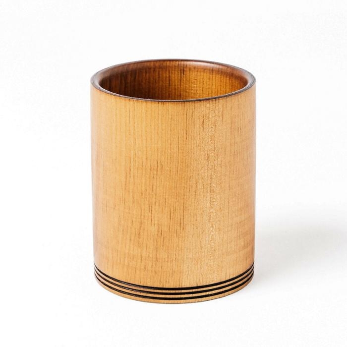 Стакан из натурального кедра Mаgistrо, 450 мл, 10&times;8 см, цвет коричневый