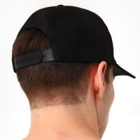 Кепка мужская с сеткой «Орел», цвет чёрный, р-р 56 Кепка мужская с сеткой «Орел», цвет чёрный, р-р 56