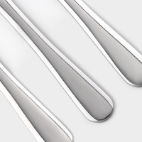 Набор ножей для стейка из нержавеющей стали Доляна, h=23,5 см, толщина ручки 4 мм, 3 шт, цвет серебряный