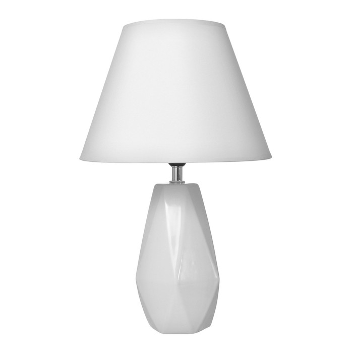 Настольная лампа 16873/1WT E14 40Вт белый 23х23х36 см RISALUX