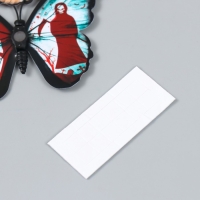 Магнит пластик "Бабочки. Кошмар" набор 12 шт МИКС 10 см Магнит пластик "Бабочки. Кошмар" набор 12 шт МИКС 10 см