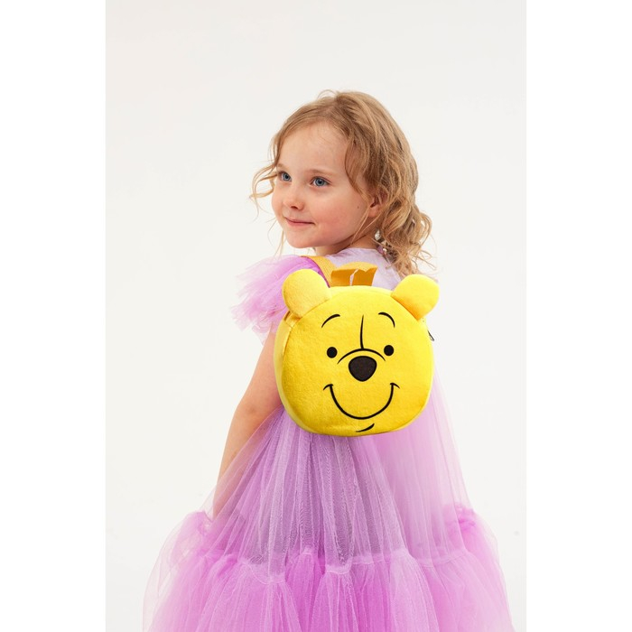 Рюкзак детский плюшевый, 18,5 см х 5 см х 22 см Рюкзак детский плюшевый, 18,5 см х 5 см х 22 см "Мишутка", Медвежонок Винни и его друзья