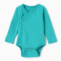Боди детское MINAKU цвет изумрудный, рост 62-68 см