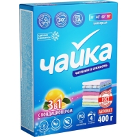 Порошок для стирки Чайка 3 в 1 &laquo;Лимон&raquo;, автомат, 400 г