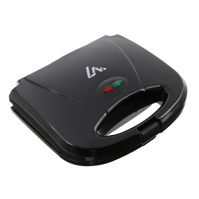 Электровафельница Luazon LT-09, 750 Вт, венские вафли, антипригарное покрытие, черная Электровафельница Luazon LT-09, 750 Вт, венские вафли, антипригарное покрытие, черная