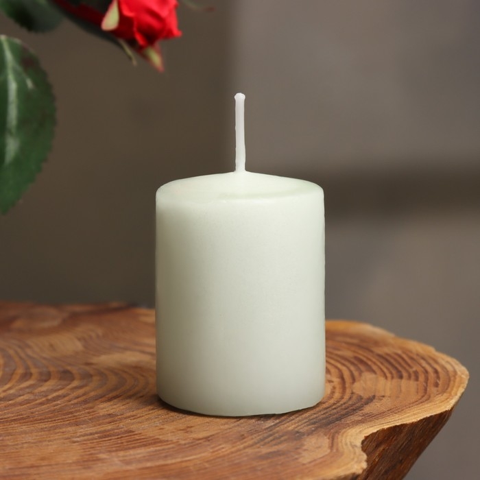 Свеча ароматическая Свеча ароматическая "Зеленый чай", 4×6 см, в коробке