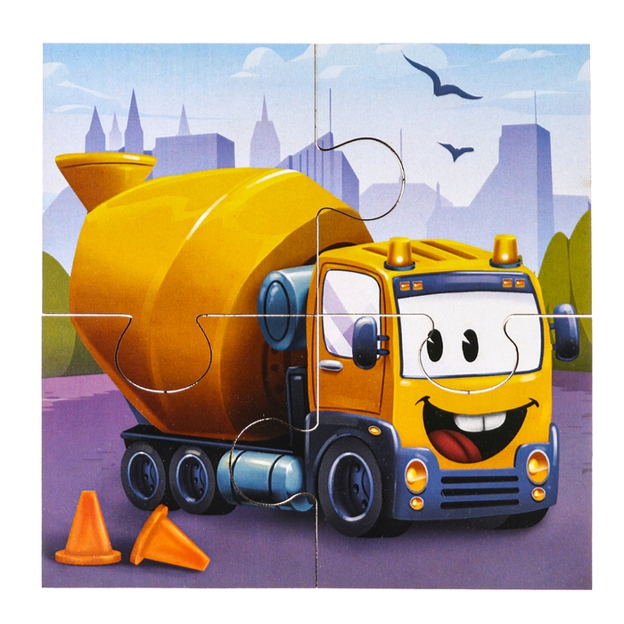 Пазлы &laquo;Машинки&raquo;