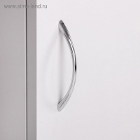 Пенал для документов с нижней дверью, 400х420х1880, Светло серый