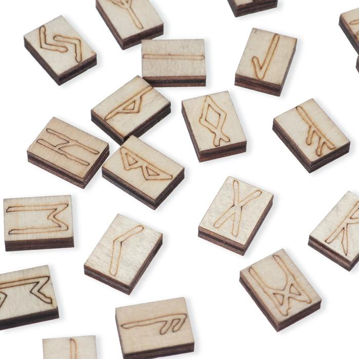 Руны гадальные «Классические», 24 руны, мешочек (12х18 см), 16+ Руны гадальные «Классические», 24 руны, мешочек (12х18 см), 16+